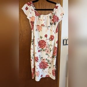 Floral Off-Shoulder Dress